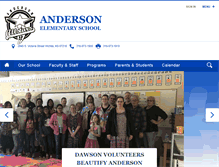 Tablet Screenshot of anderson.usd259.org